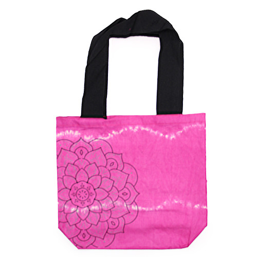 Tie-Dye Cotton Bag (6oz) - Mandala - Magento - Black Handle